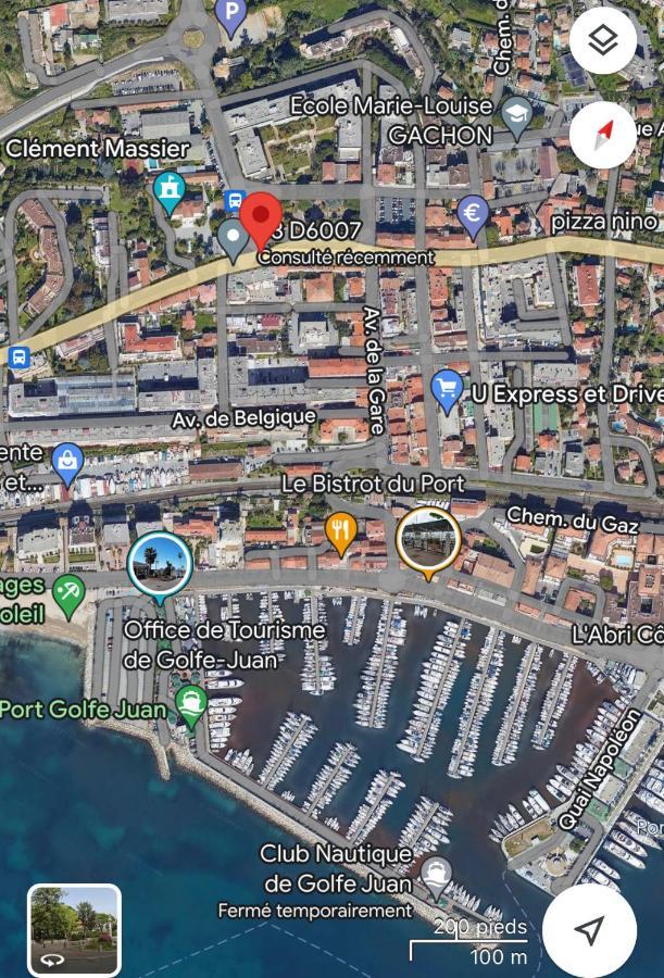 Spacieux Studio A Golfe Juan 2 Minutes Des Plages Vallauris Exterior photo